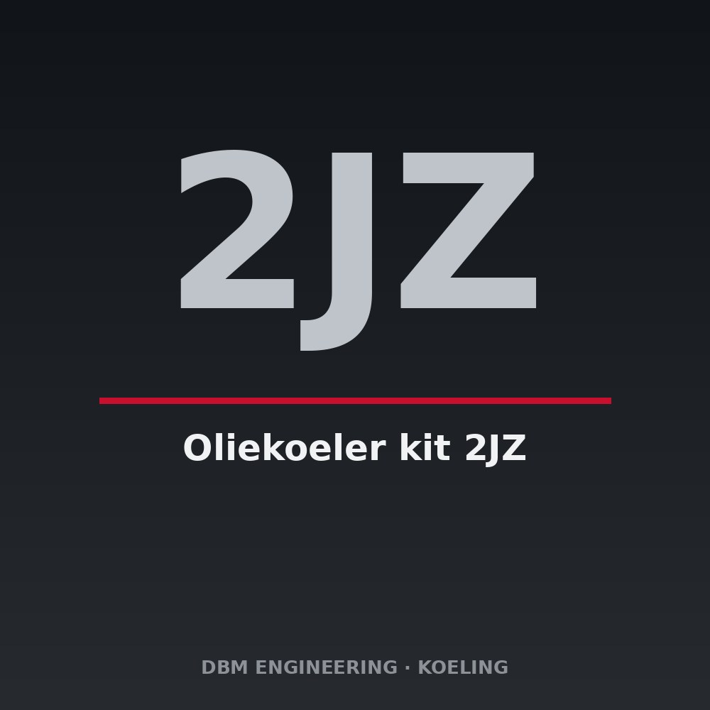 Oliekoeler kit 2JZ