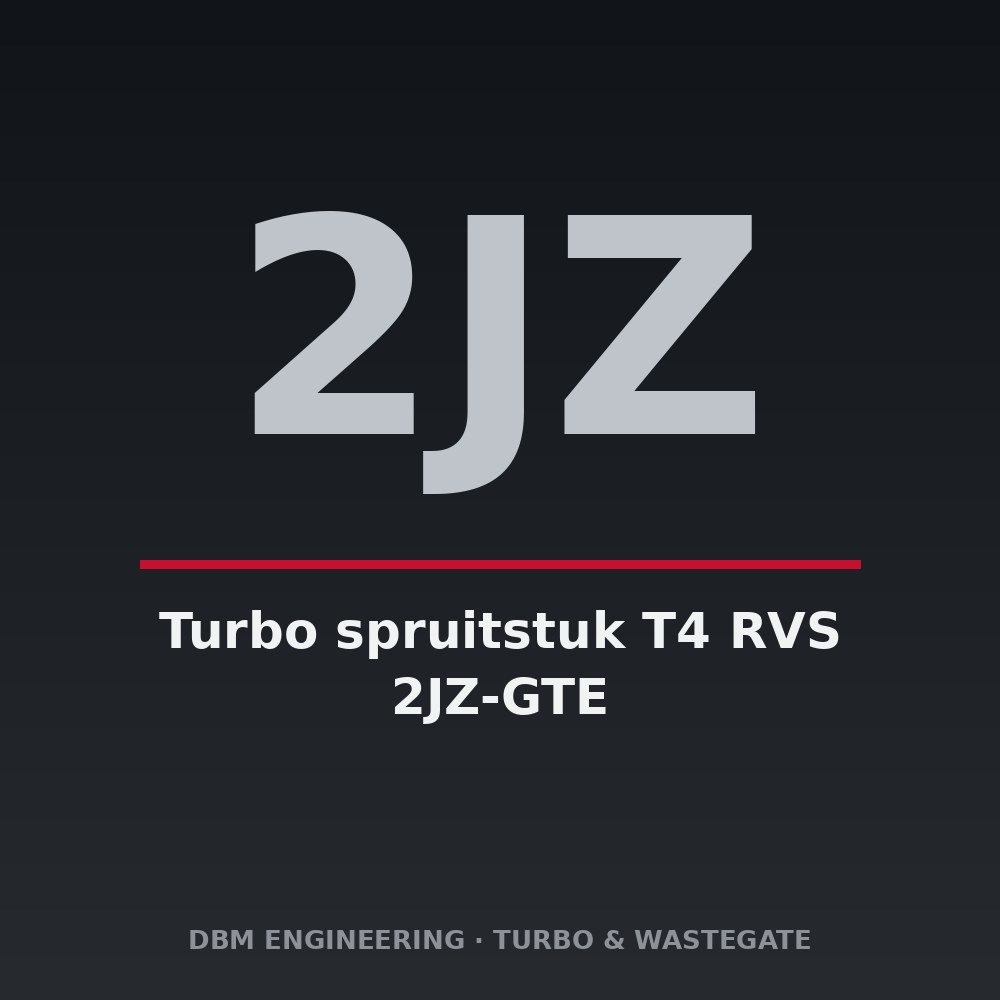 Turbo spruitstuk T4 RVS 2JZ-GTE